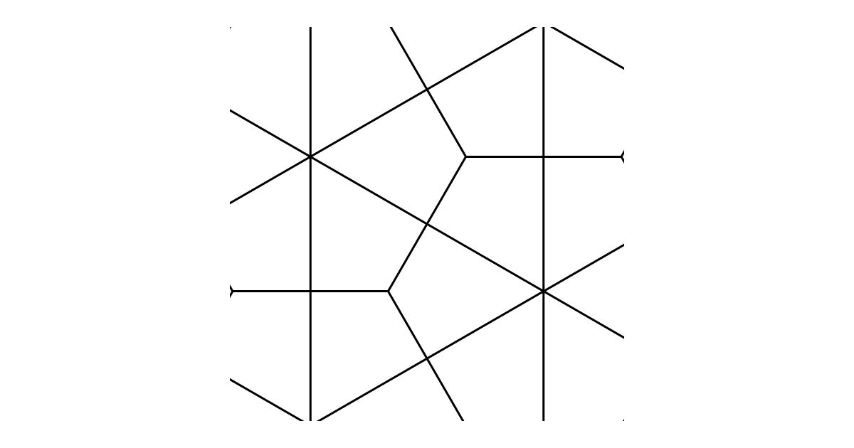 Kite (deltoidal trihexagonal) pattern, seamless texture