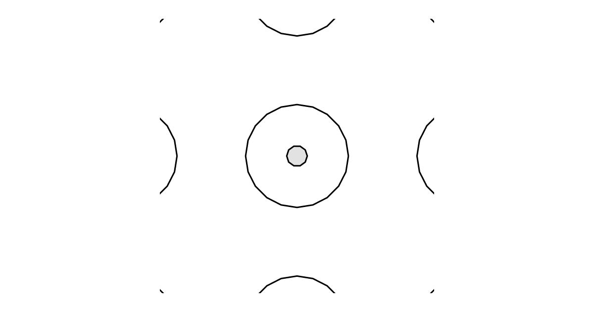 Ring and dot pattern, seamless texture