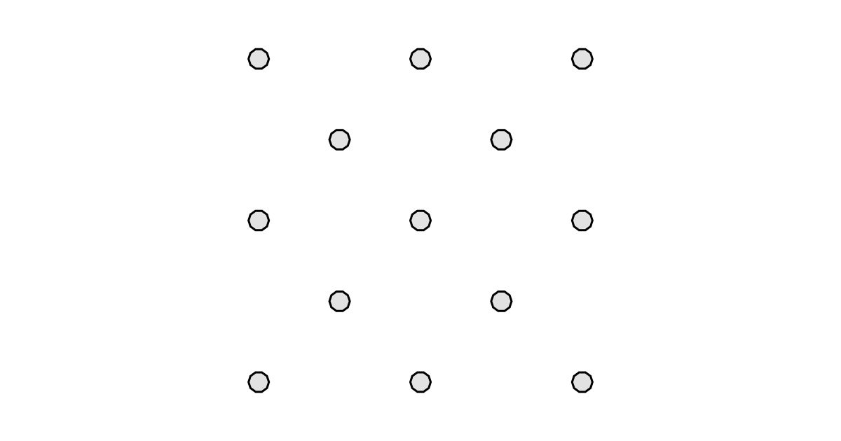 Dot staggered, medium pattern, seamless texture
