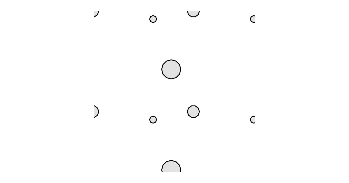 Dot triple, graded pattern, seamless texture