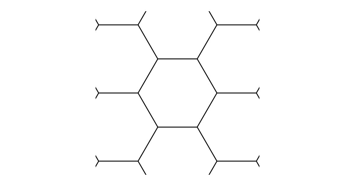 Hexagon pattern, seamless texture