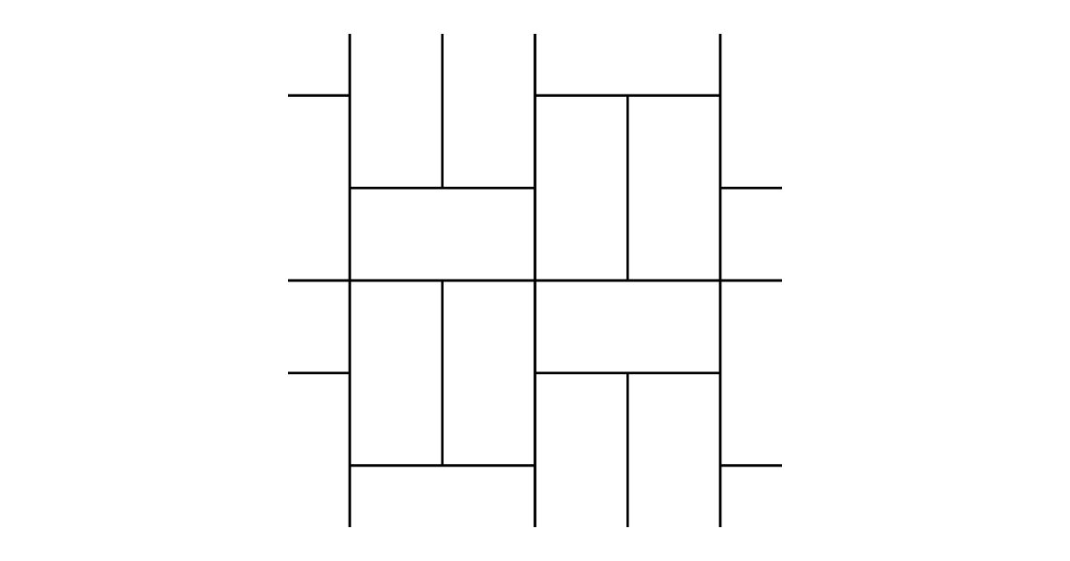Paver basketweave traditional pattern, seamless texture