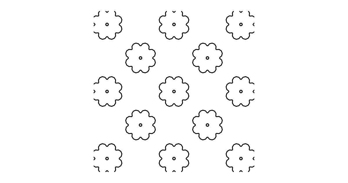 Deciduous trees staggered pattern, seamless texture