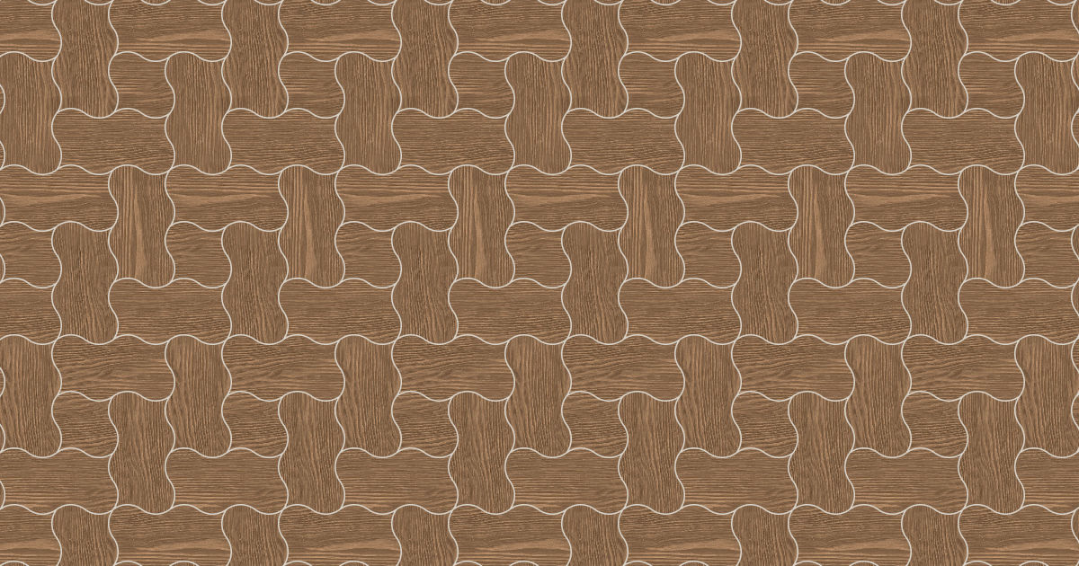 Wave basketweave offset square pattern, seamless texture