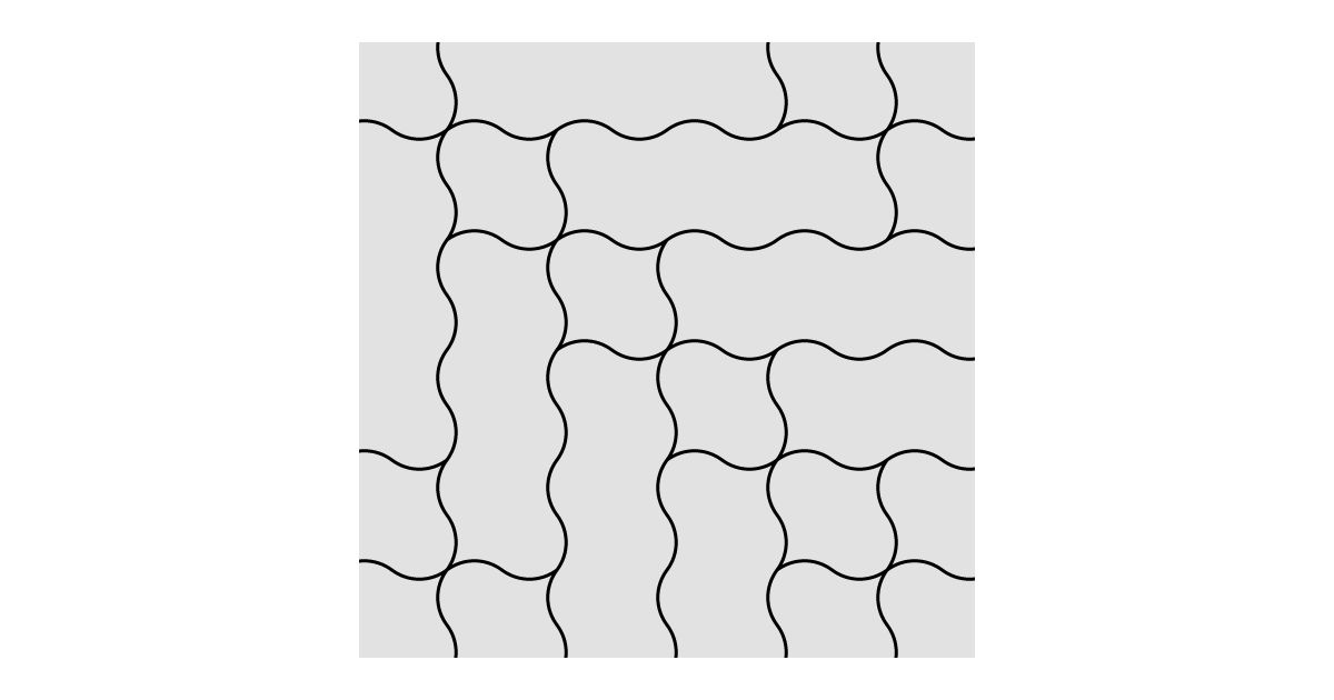 Wave chantilly parquet pattern, seamless texture