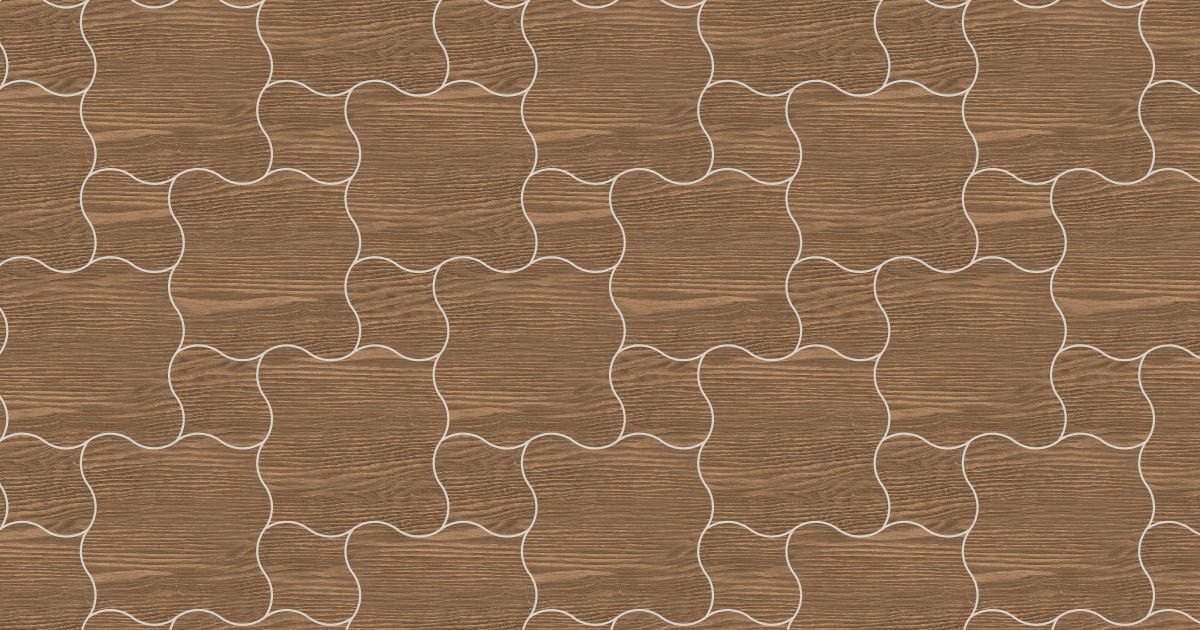 Wave hopscotch pattern, seamless texture