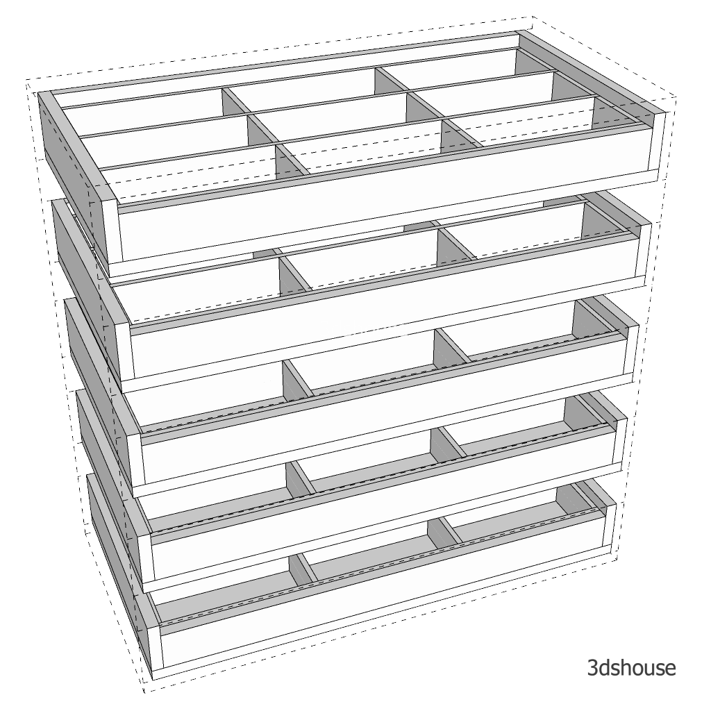 Makeup Organizer Drawers
